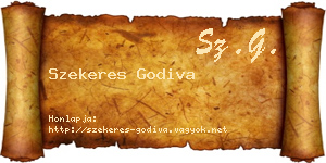 Szekeres Godiva névjegykártya